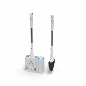 Replaceable silicone toilet brush