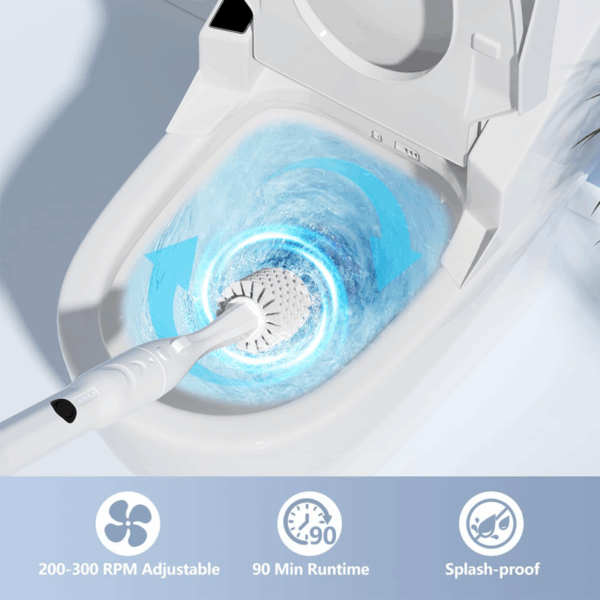 cordless electric toilet brush