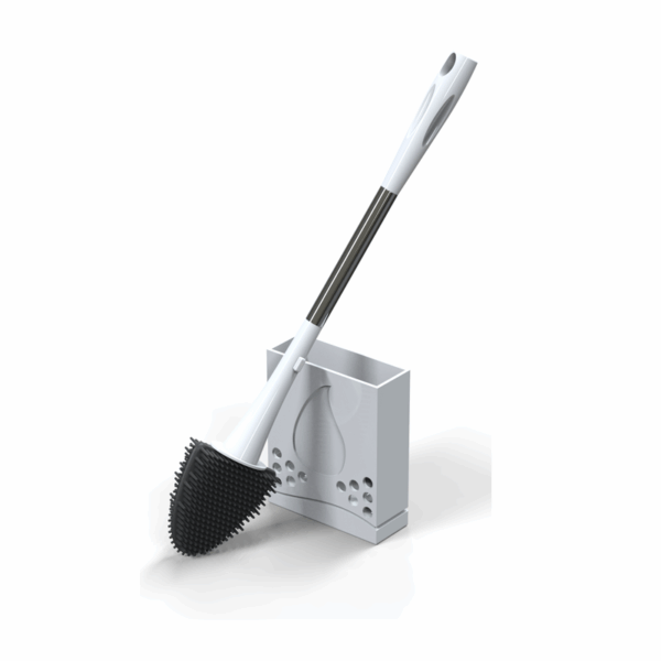 silicone toilet brush